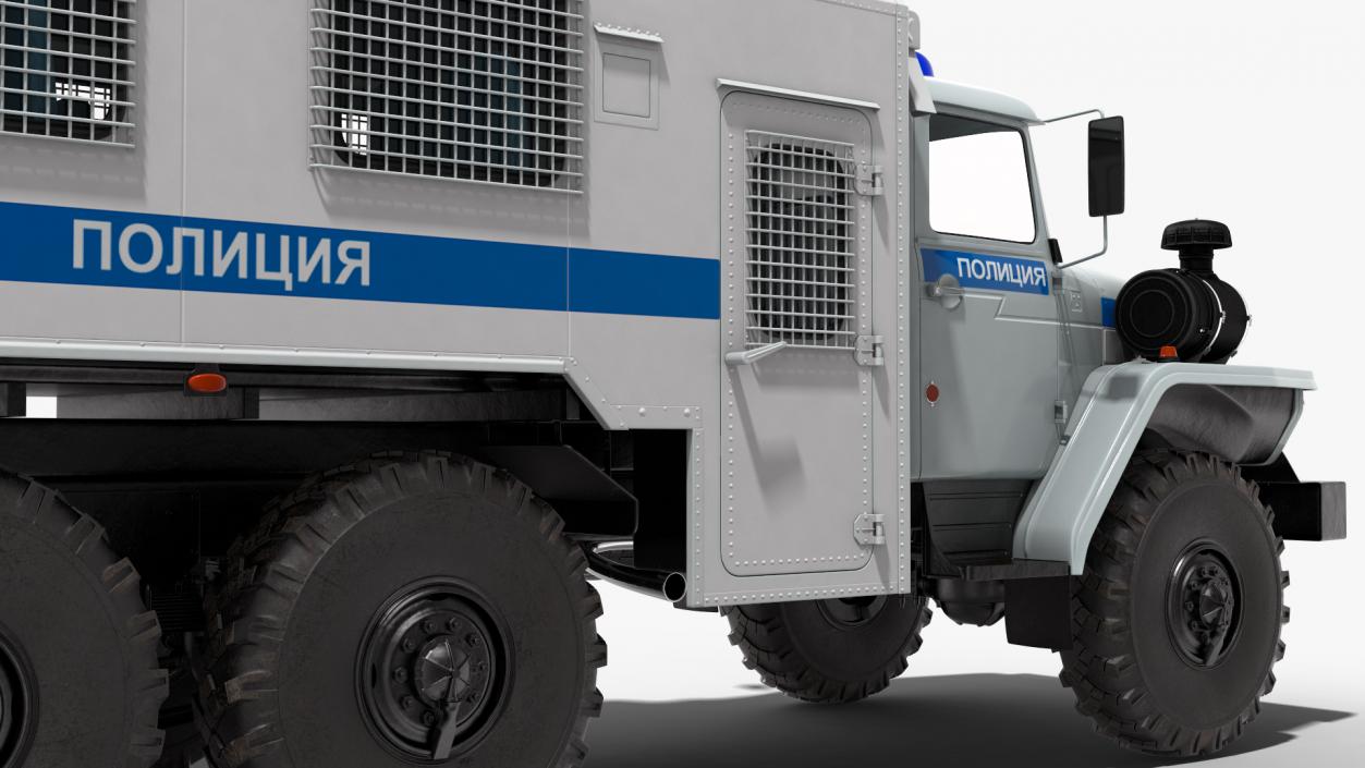 URAL 4320 Police Vehicle 3D model