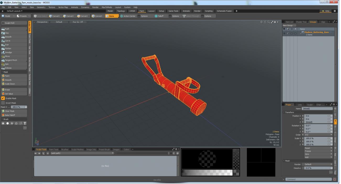 3D model Modern Battering Ram