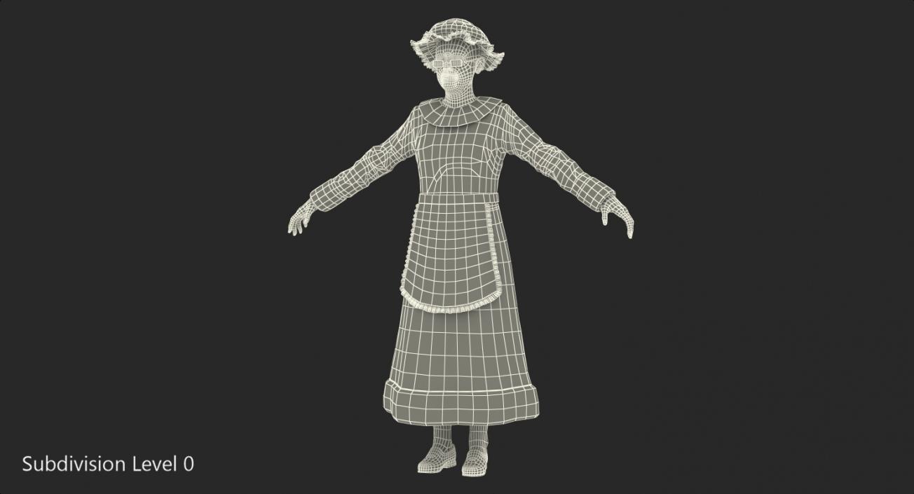 Mrs Claus 3D model