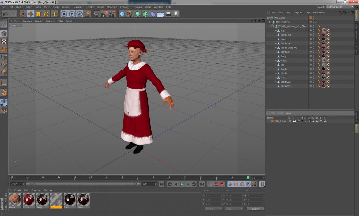 Mrs Claus 3D model