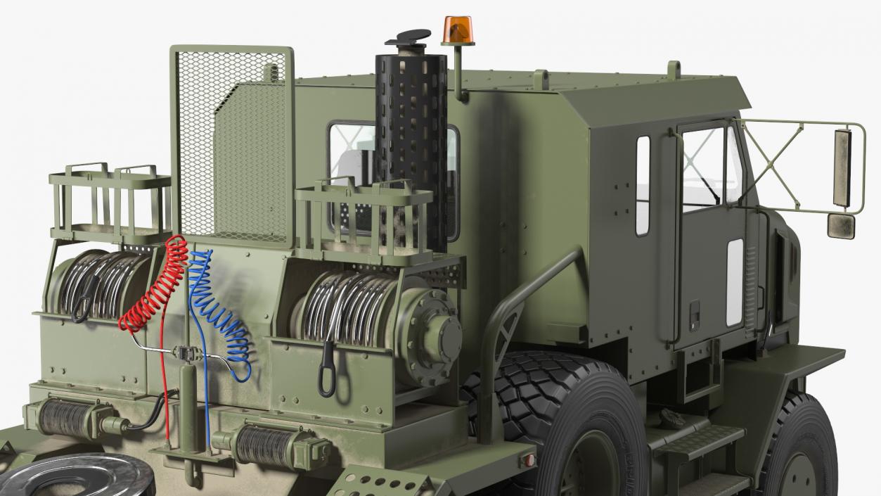 Military Truck Tractor Oshkosh Global HET A1 3D model