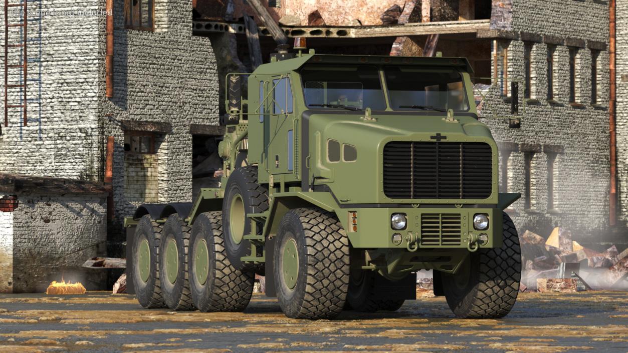 Military Truck Tractor Oshkosh Global HET A1 3D model