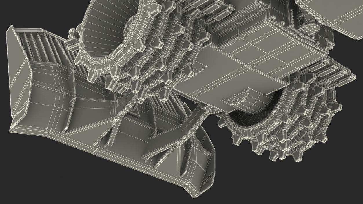 Landfill Waste Compactor 3D model