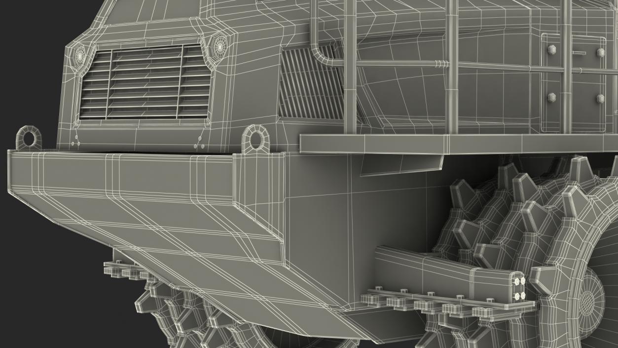 Landfill Waste Compactor 3D model