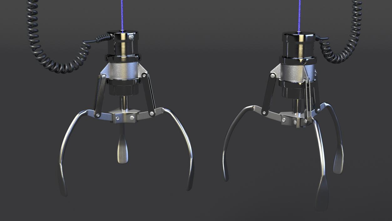 Arcade Machine Crane Claw Rigged 3D