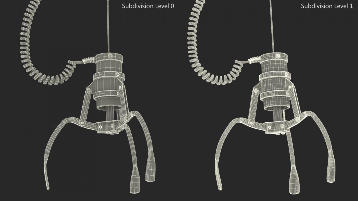 Arcade Machine Crane Claw Rigged 3D