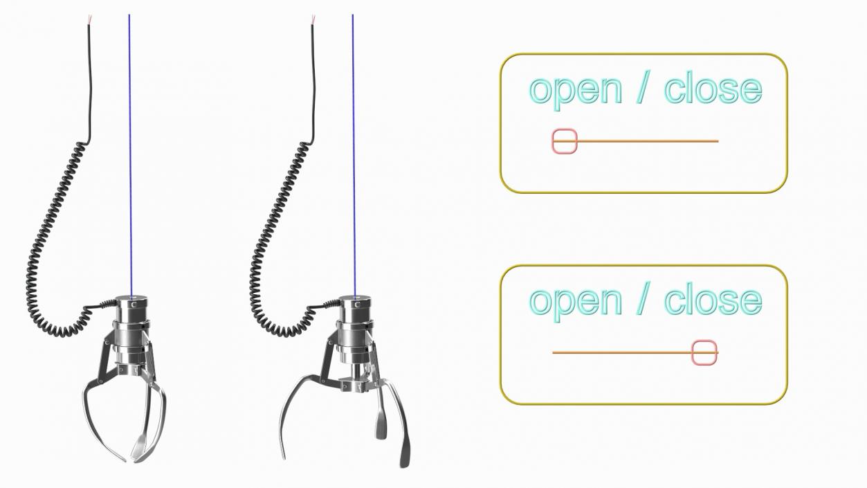 Arcade Machine Crane Claw Rigged 3D