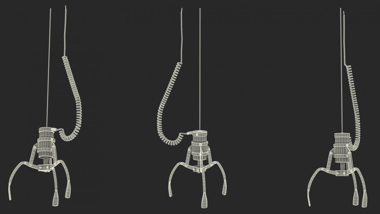 Arcade Machine Crane Claw Rigged 3D