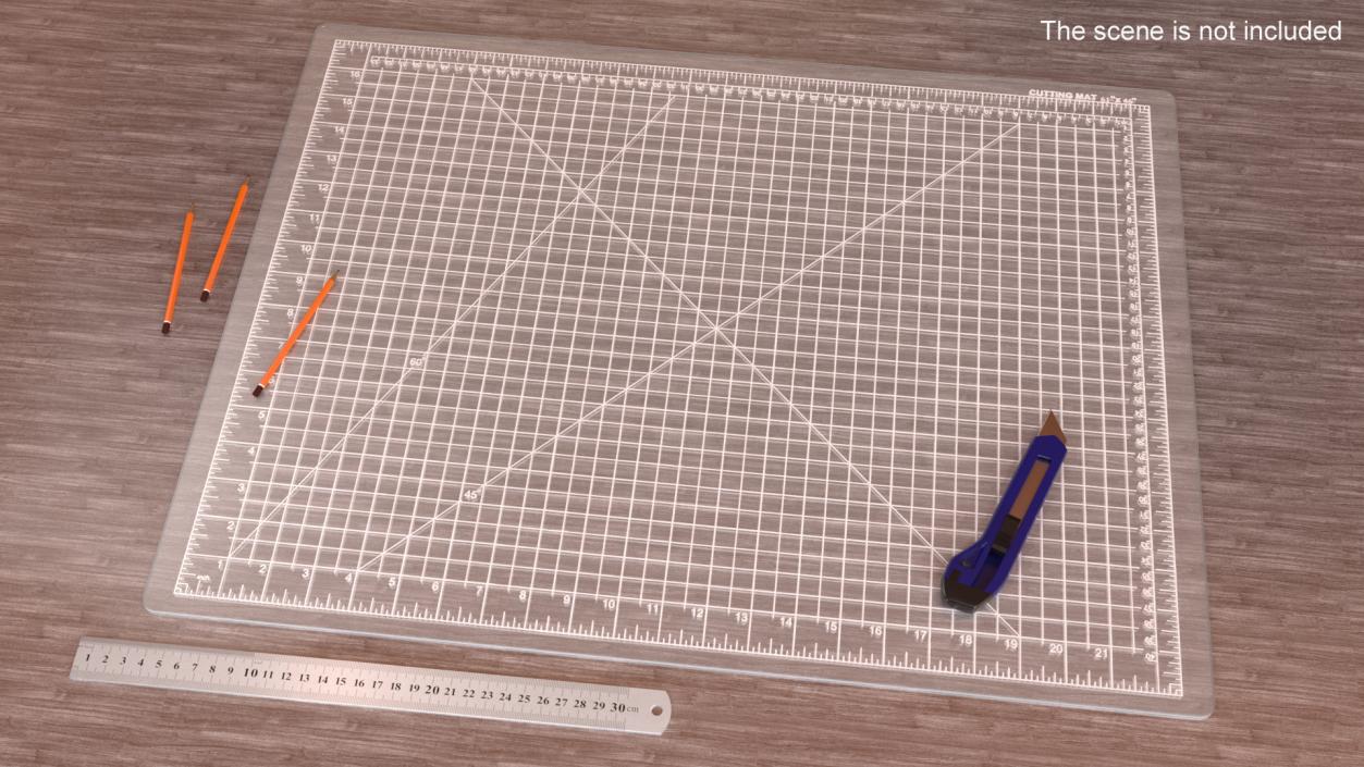 3D Self-Healing Cutting Mat Transparent