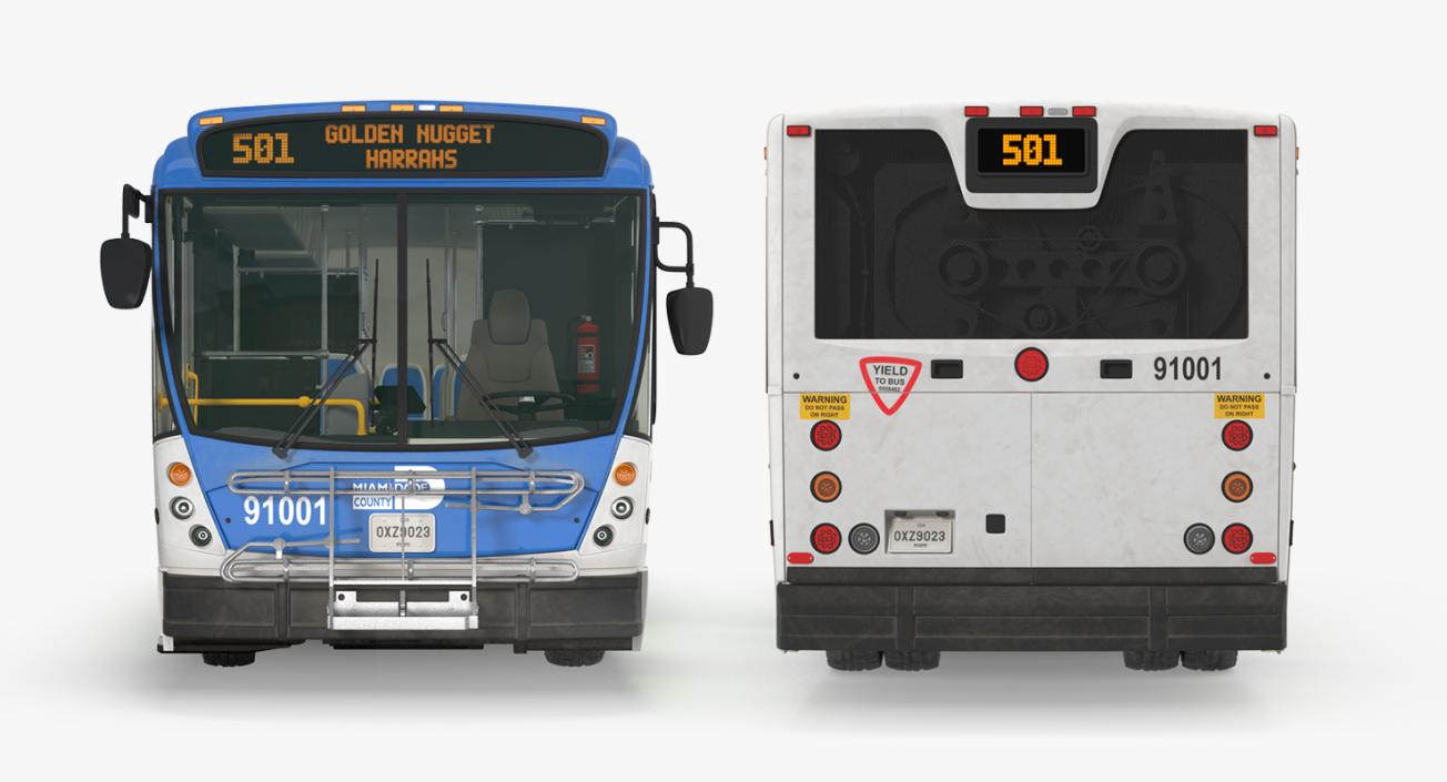 3D Buses Collection 7 model