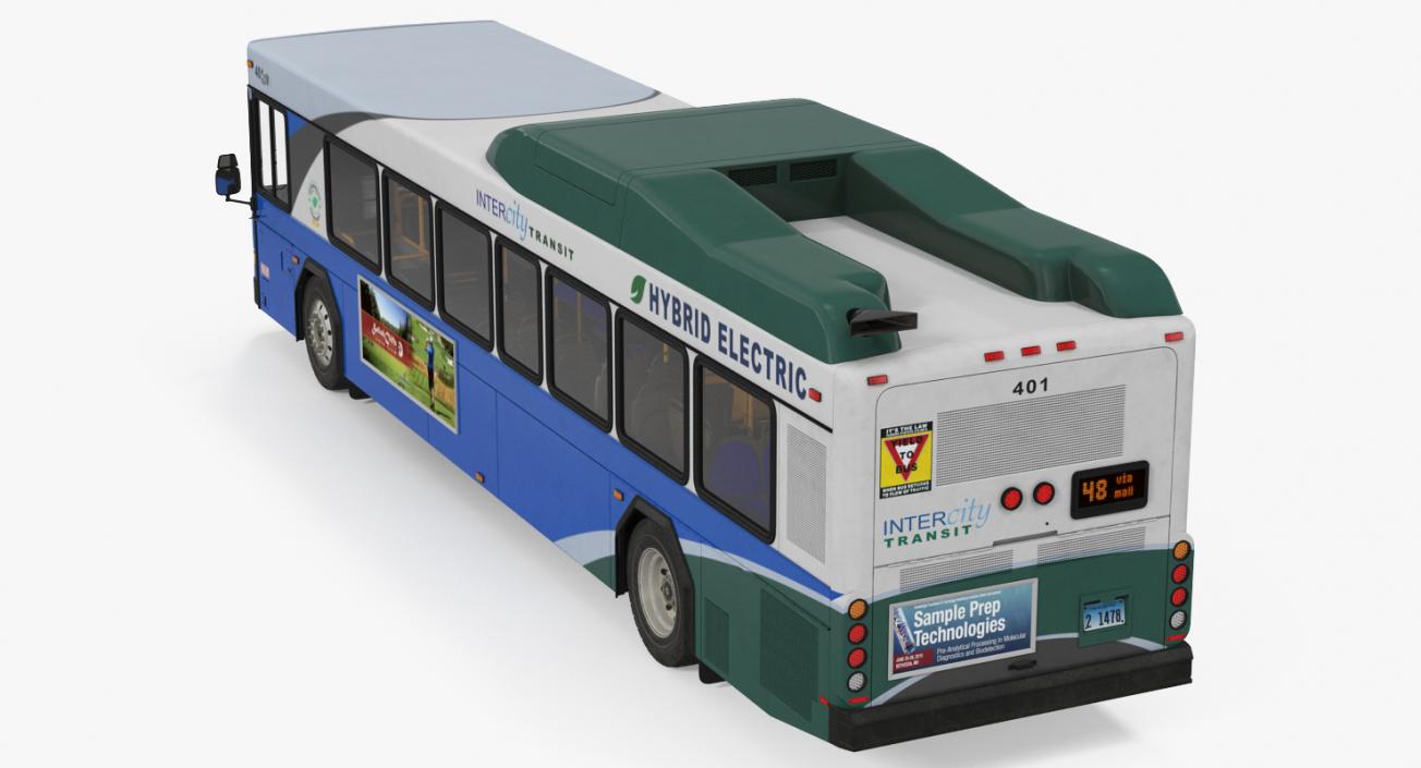 3D Buses Collection 7 model