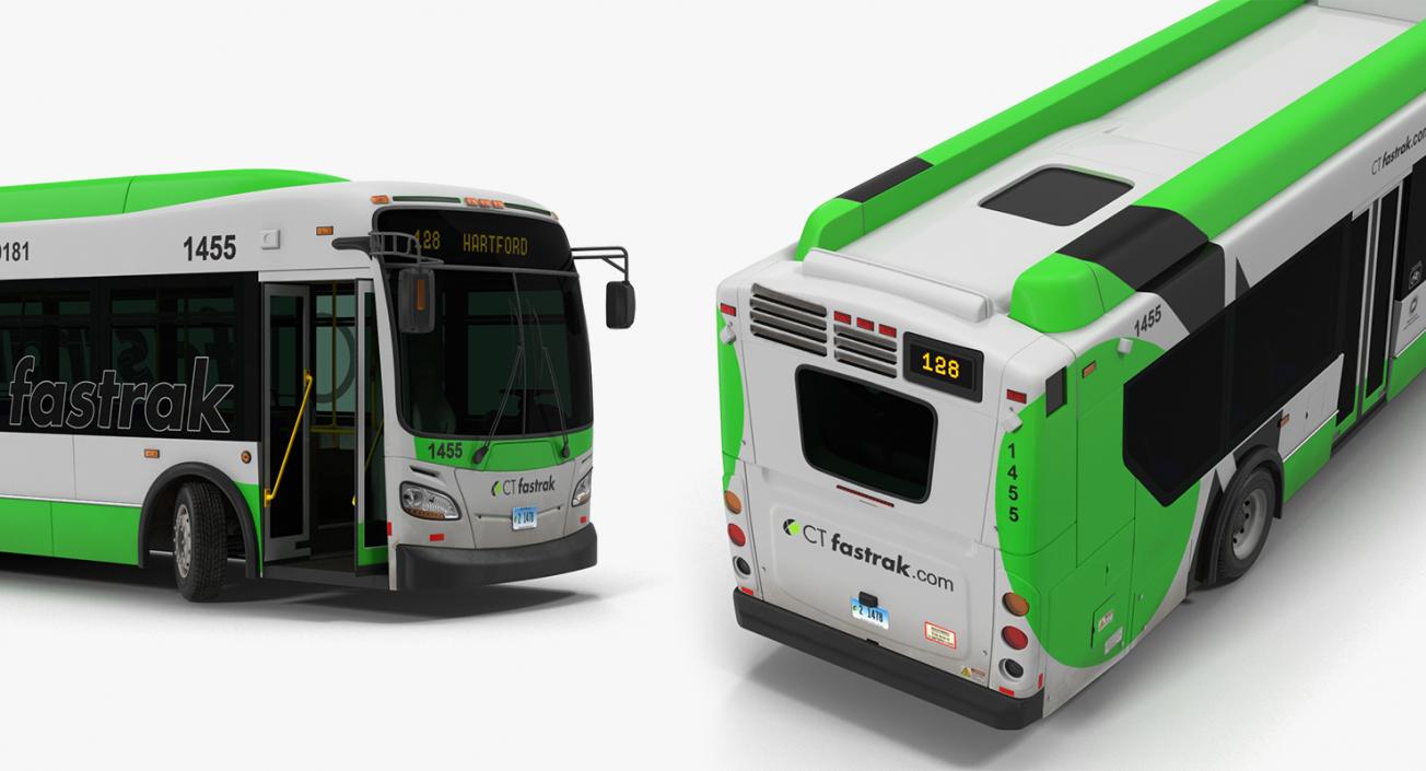 3D Buses Collection 7 model