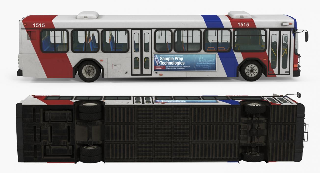 3D Buses Collection 7 model