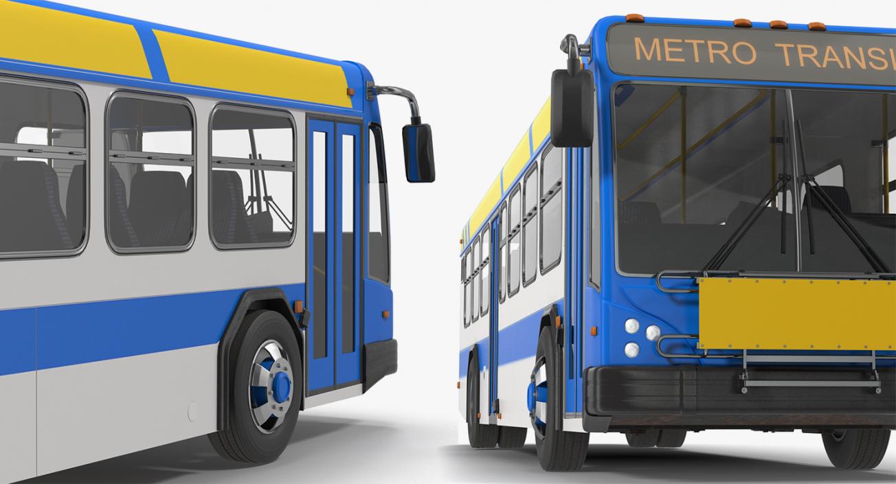 3D Buses Collection 7 model