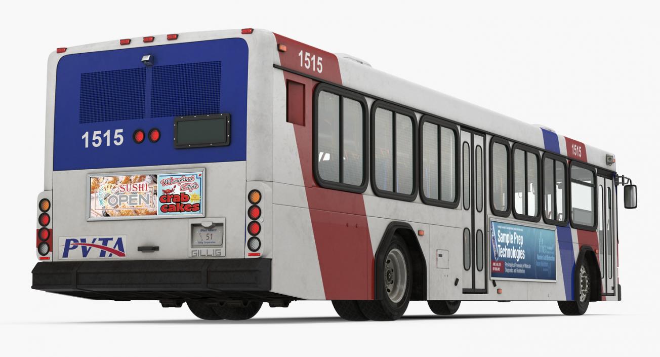 3D Buses Collection 7 model