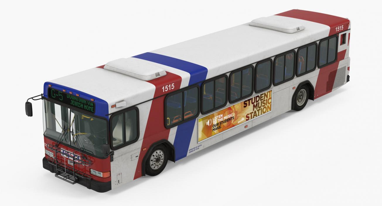 3D Buses Collection 7 model