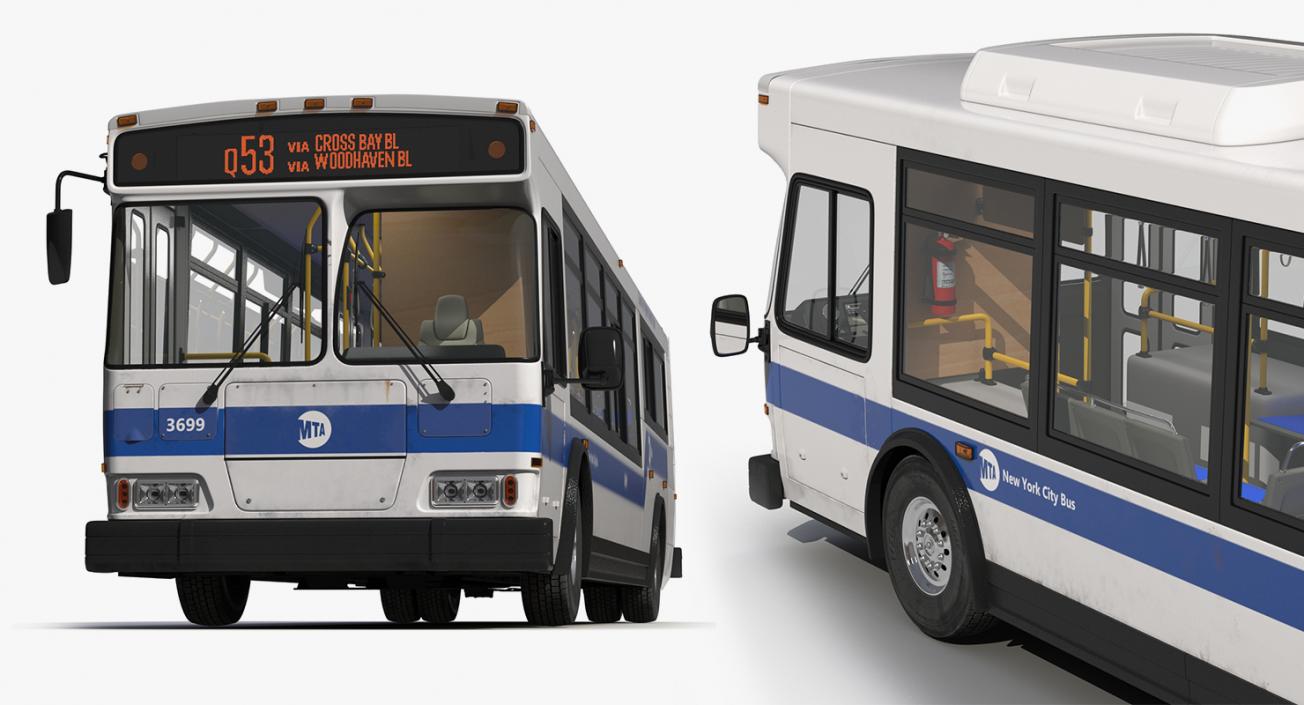 3D Buses Collection 7 model