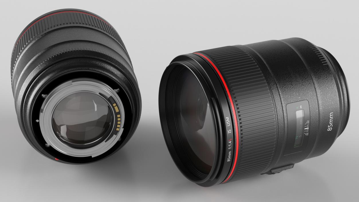 3D Portrait Lens model