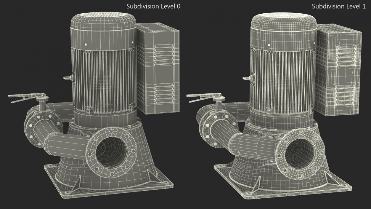 Micro Hydro Turbine 3D model