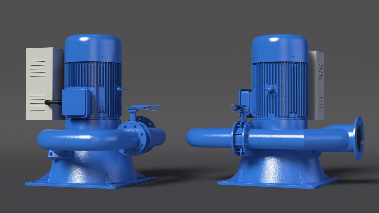 Micro Hydro Turbine 3D model