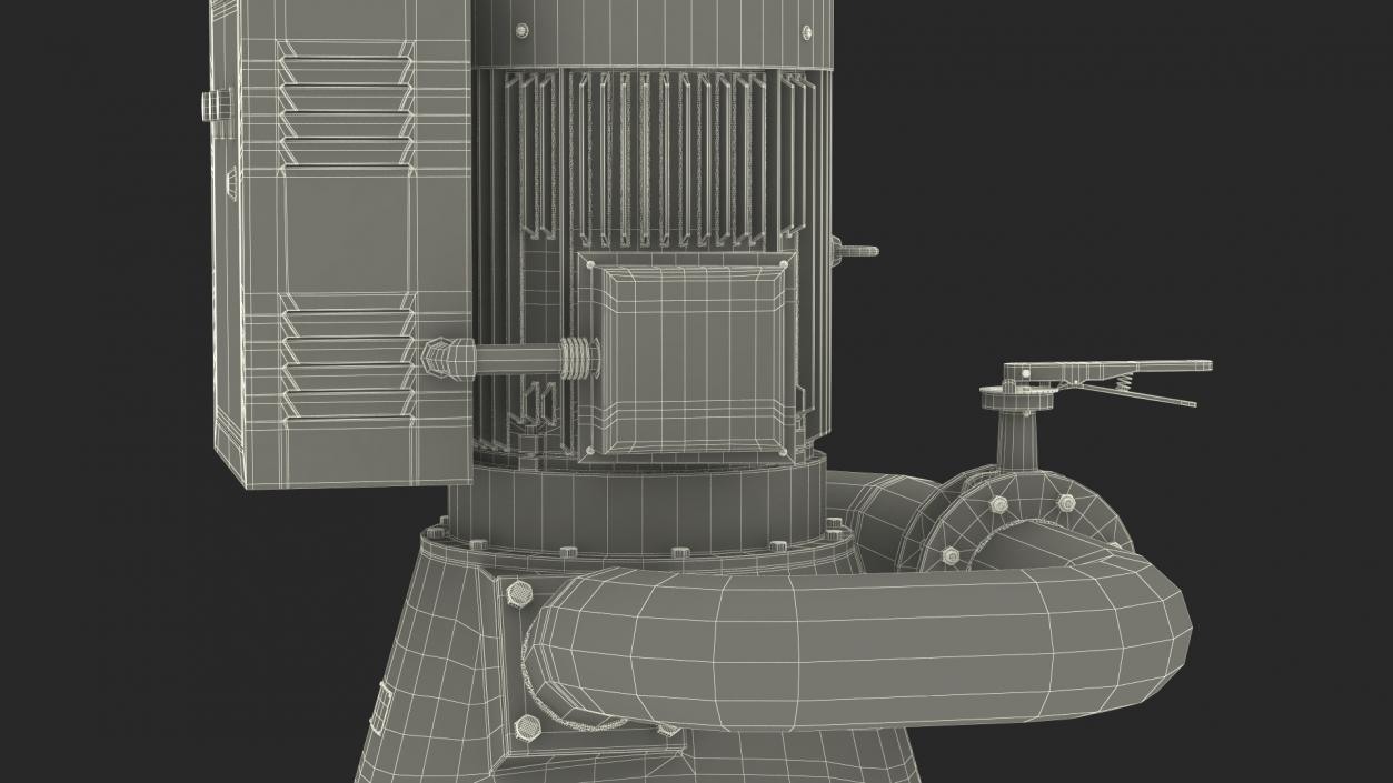 Micro Hydro Turbine 3D model