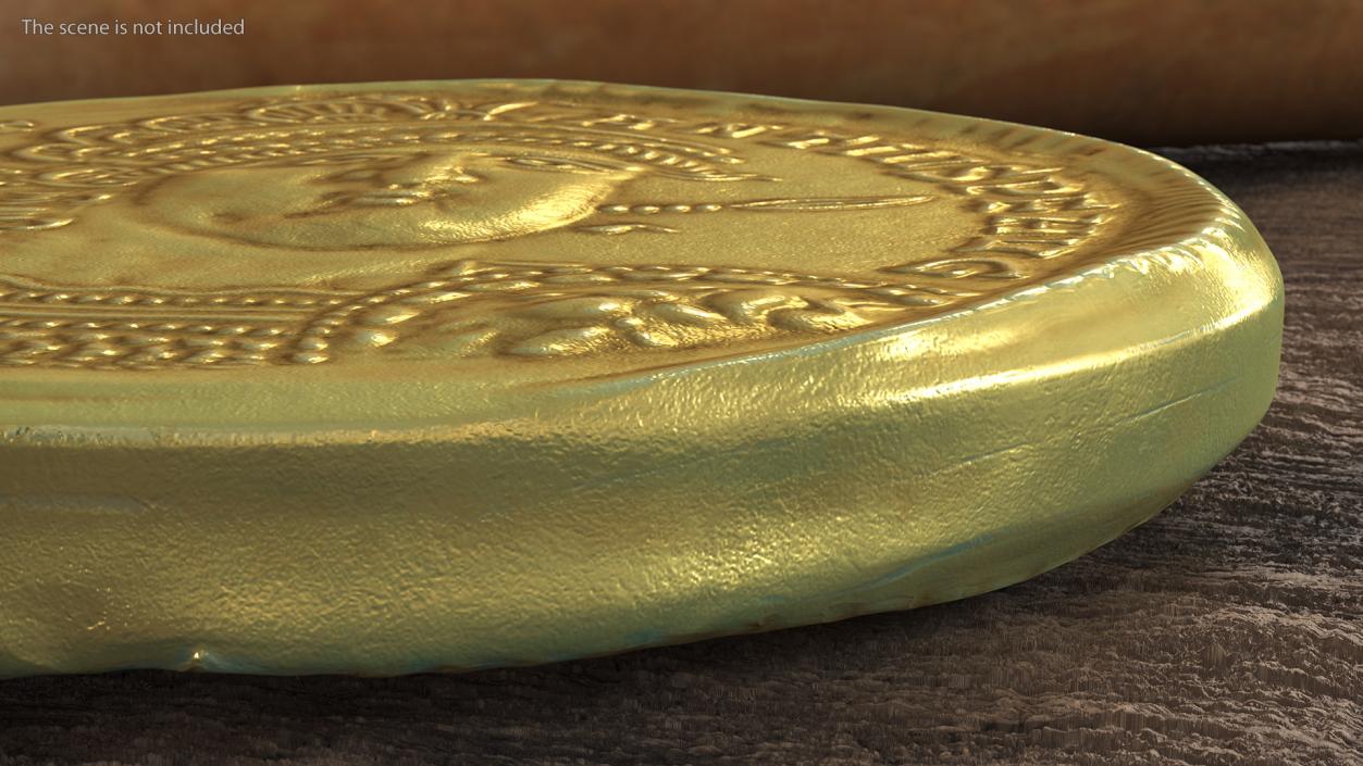 Gold Ancient Coins Collection 3D model