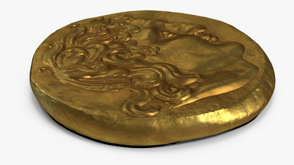 Gold Ancient Coins Collection 3D model