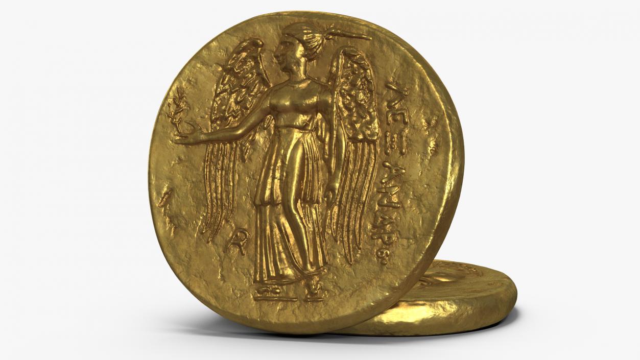 Gold Ancient Coins Collection 3D model