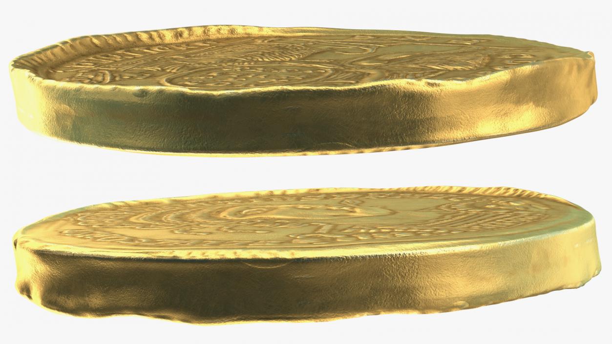 Gold Ancient Coins Collection 3D model