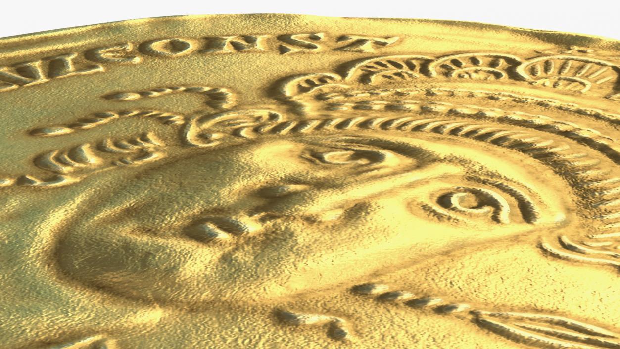 Gold Ancient Coins Collection 3D model