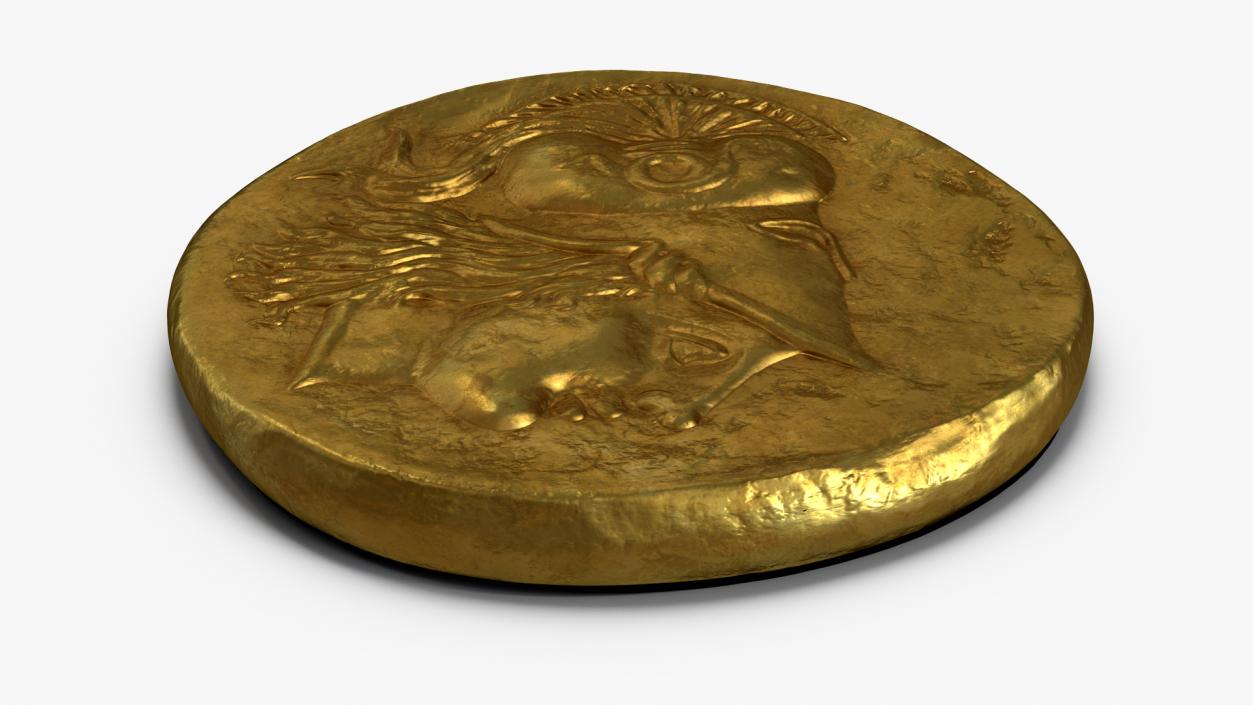 Gold Ancient Coins Collection 3D model