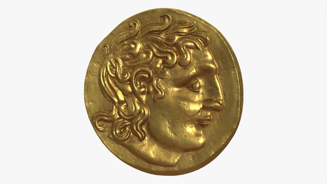 Gold Ancient Coins Collection 3D model