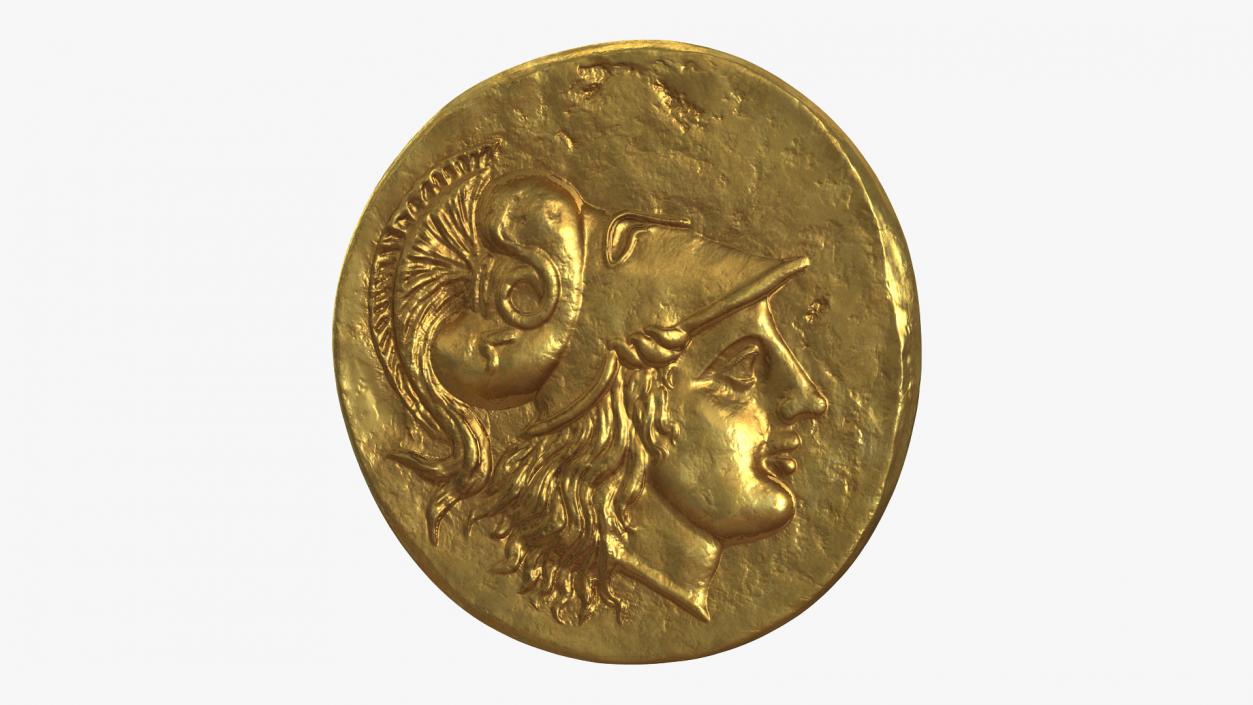 Gold Ancient Coins Collection 3D model