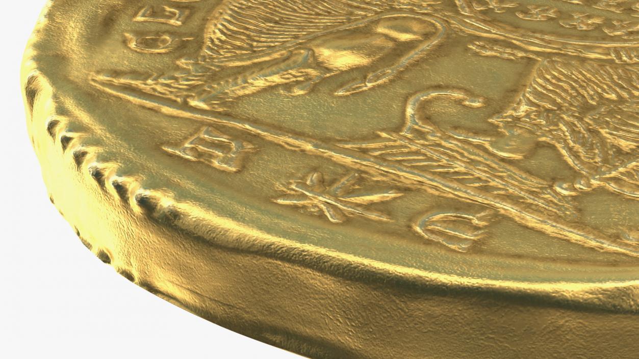 Gold Ancient Coins Collection 3D model