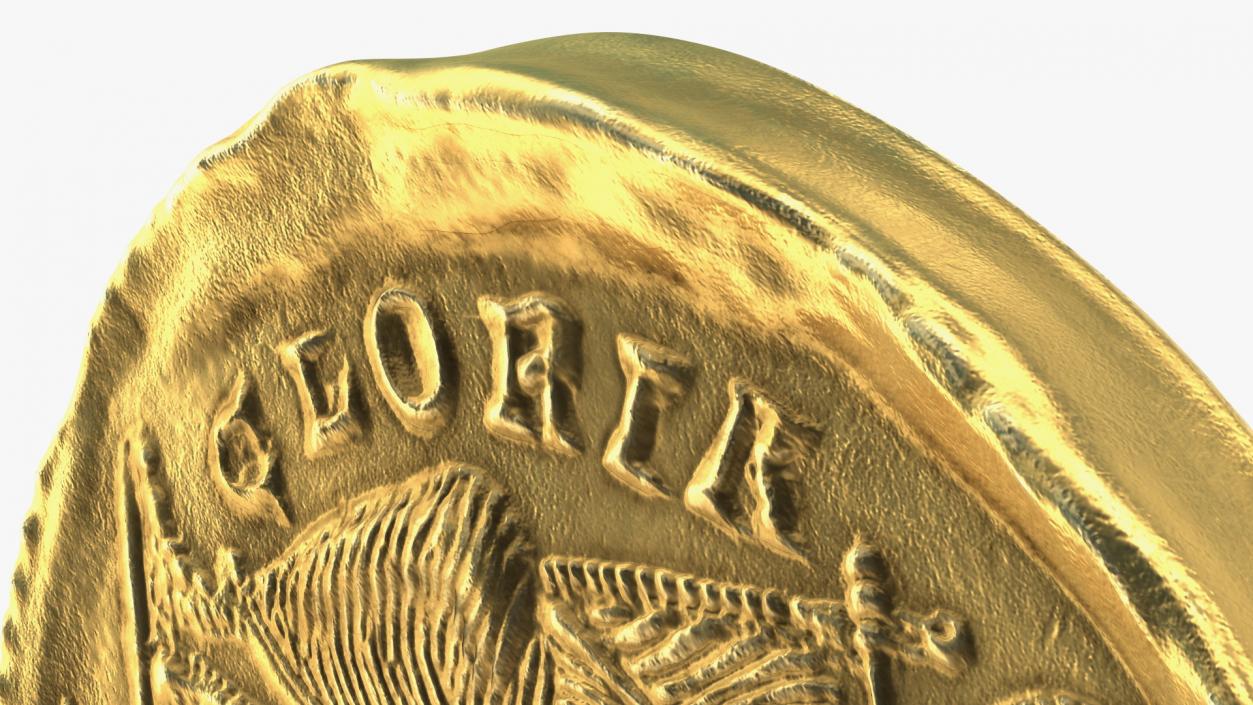 Gold Ancient Coins Collection 3D model