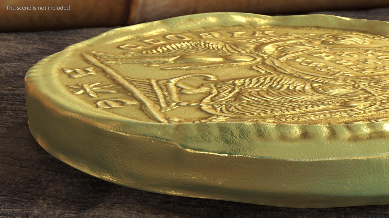 Gold Ancient Coins Collection 3D model