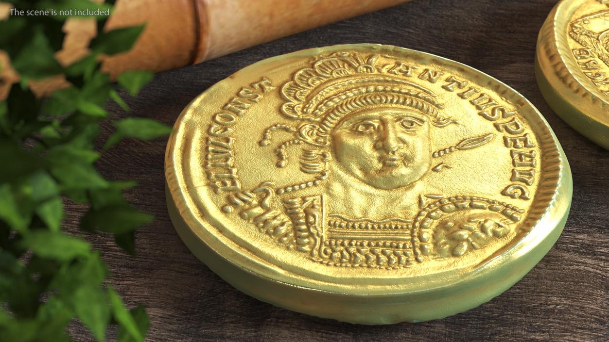 Gold Ancient Coins Collection 3D model