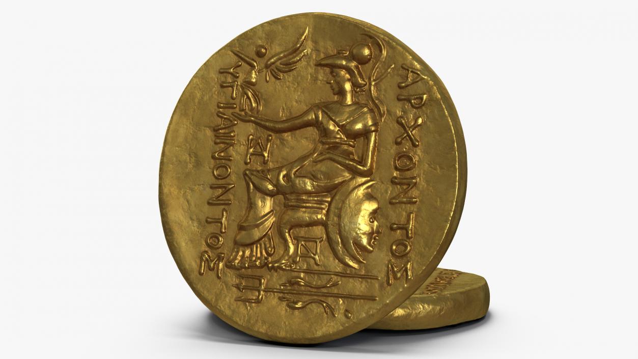 Gold Ancient Coins Collection 3D model