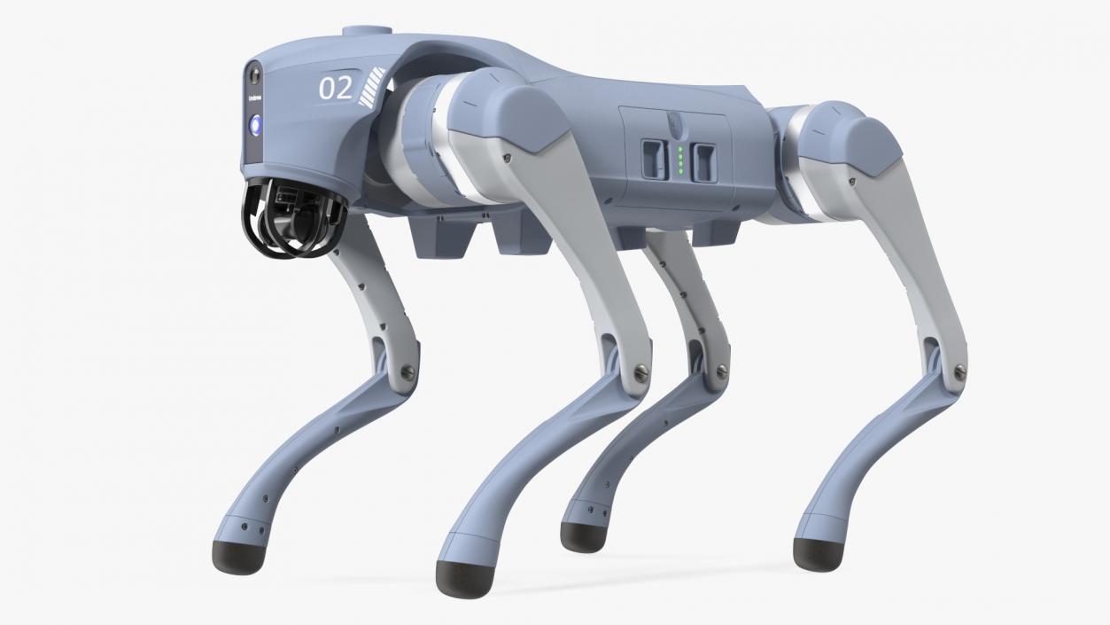 3D Unitree Robotic Dog 2