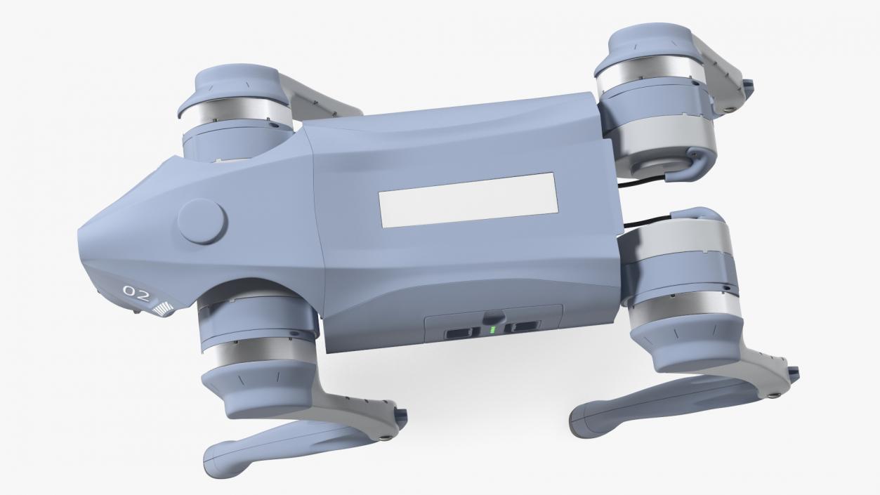 3D Unitree Robotic Dog 2