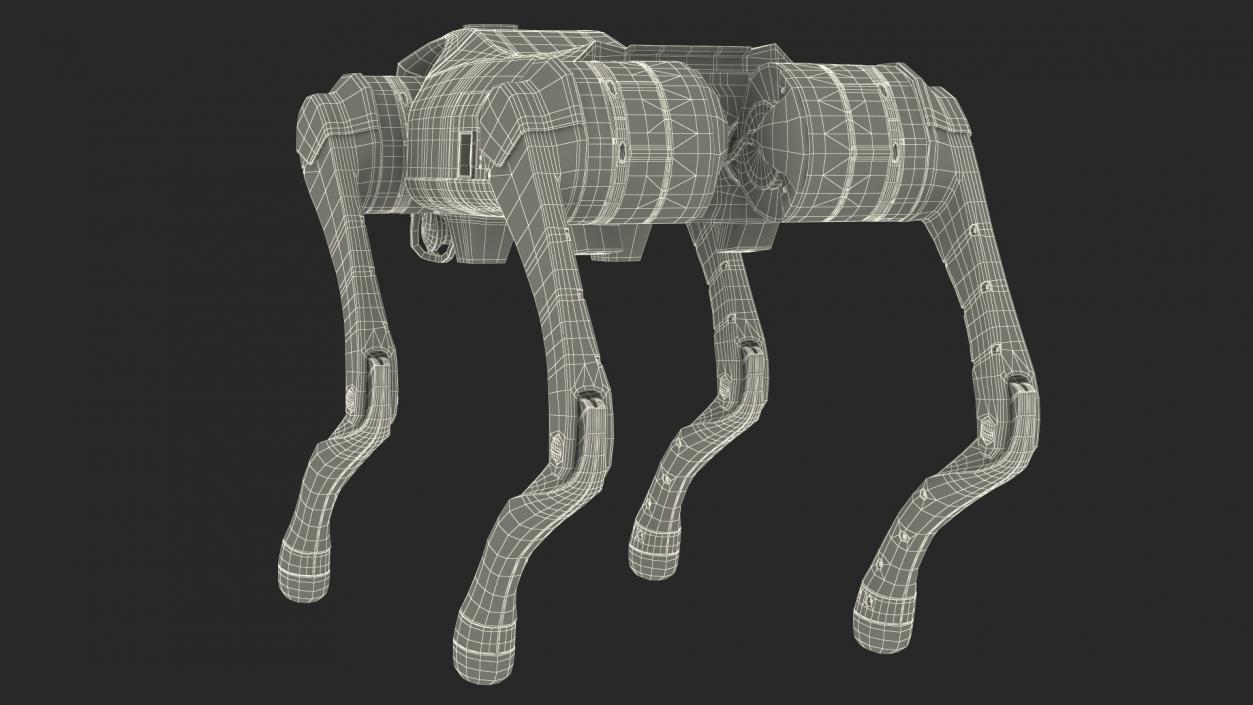 3D Unitree Robotic Dog 2