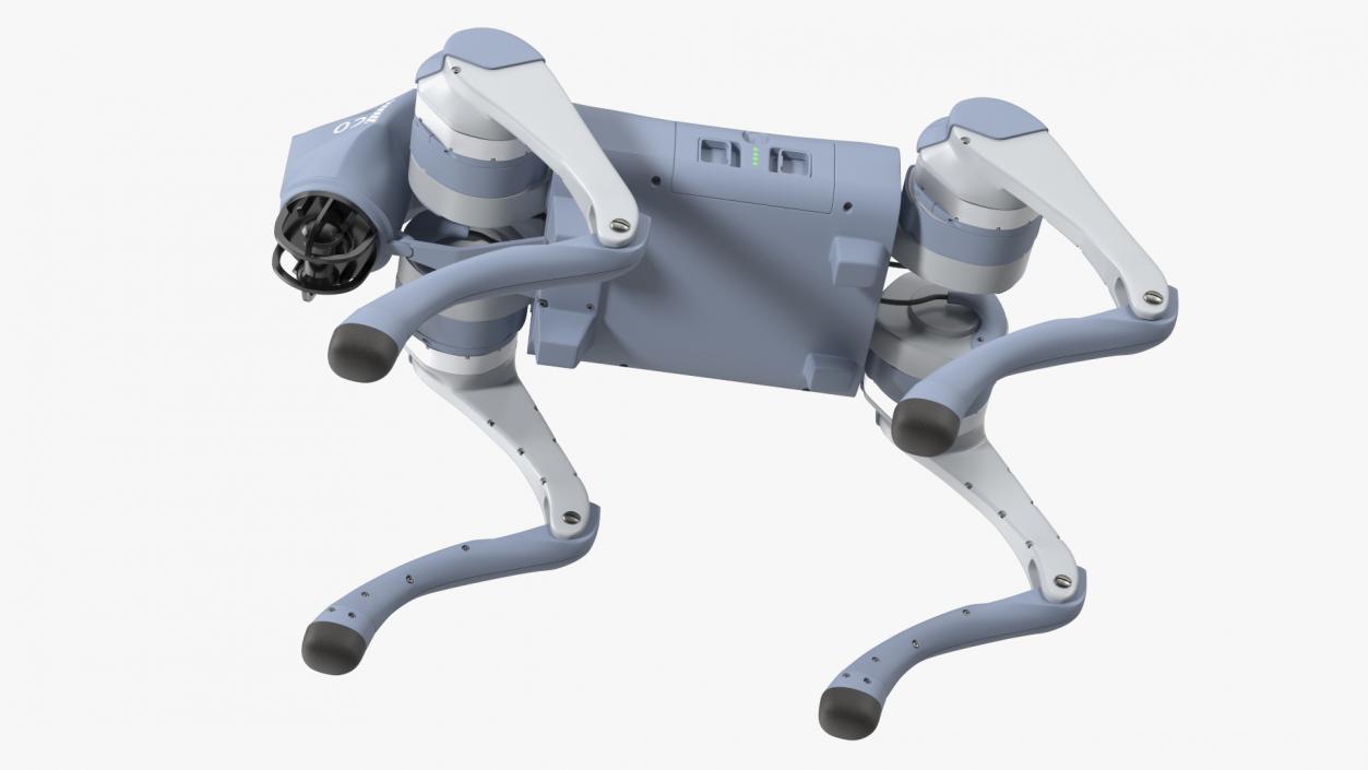 3D Unitree Robotic Dog 2