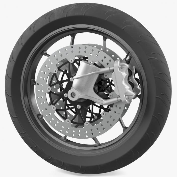 Motorcycle Front Wheel 3D