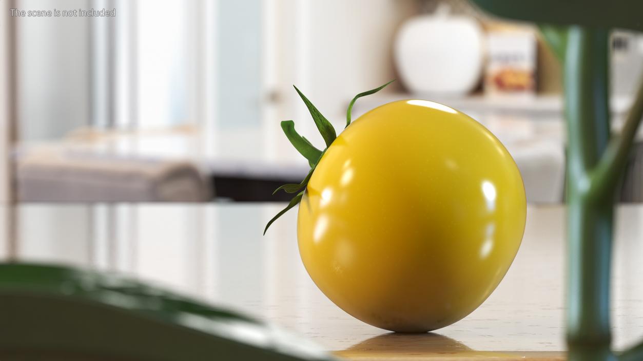 3D model Yellow Cherry Tomato