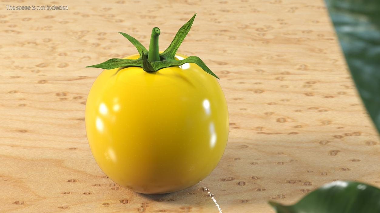 3D model Yellow Cherry Tomato