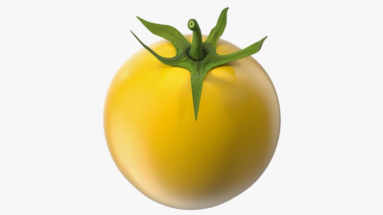 3D model Yellow Cherry Tomato