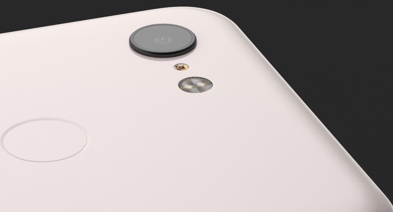 Pixel 3 Gold 3D