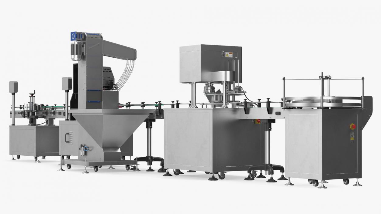 LandPack Snack Packaging Machine Line 3D