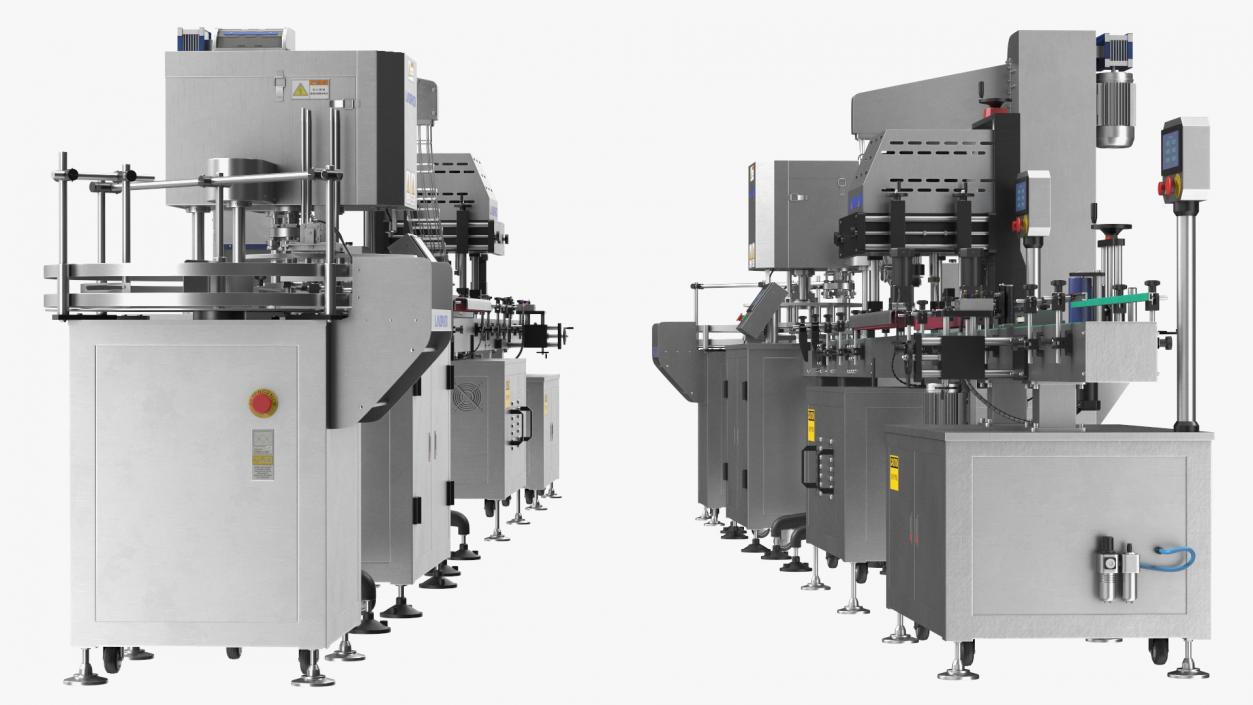 LandPack Snack Packaging Machine Line 3D