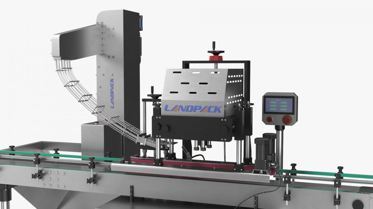 LandPack Snack Packaging Machine Line 3D